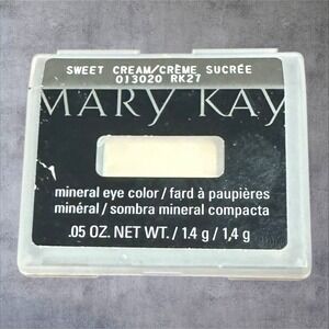 Mary Kay Mineral Eye Color Sweet Cream 013020 New .05 oz Matte Ivory Eyeshadow